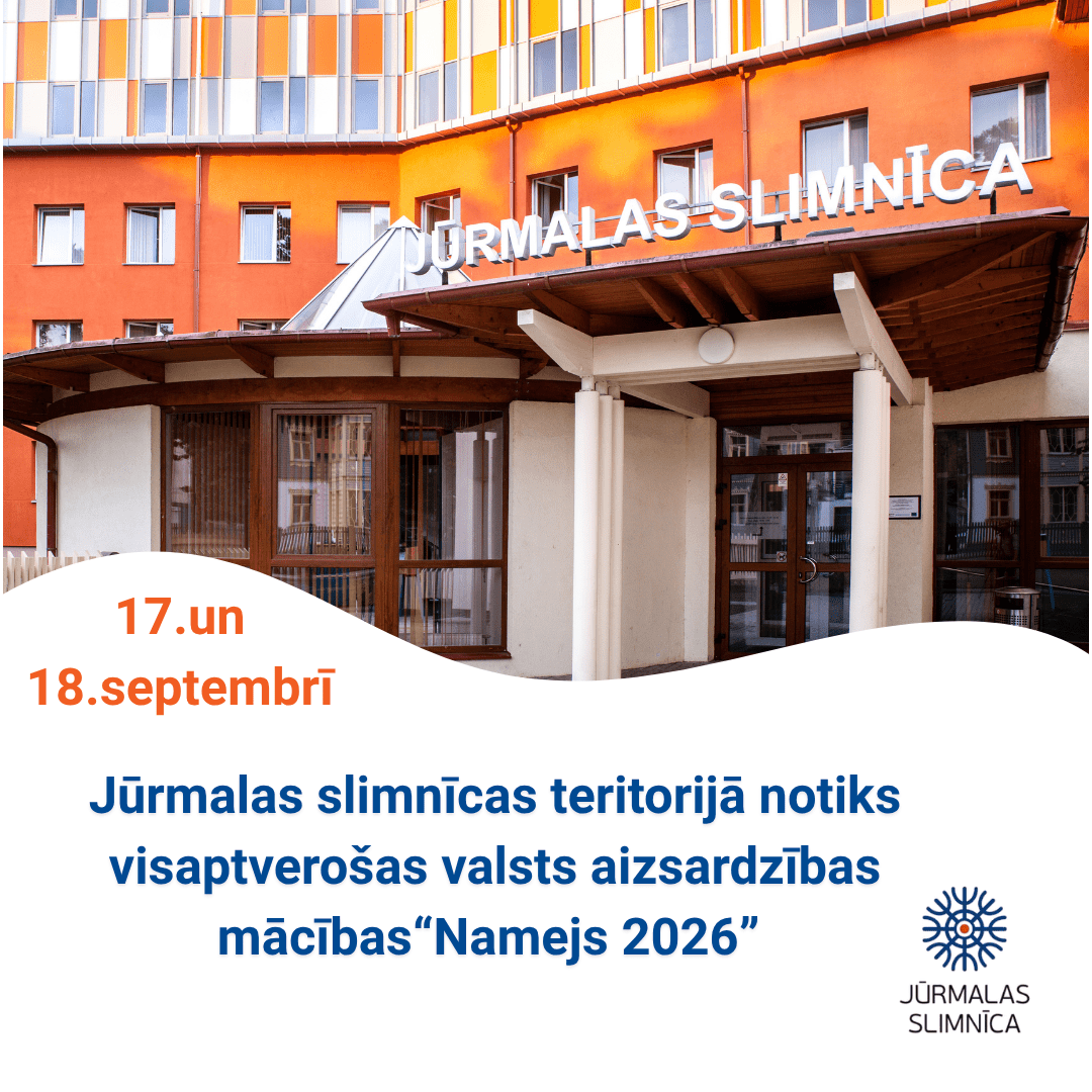Jūrmalas slimnīcas teritorijā norisināsies mācības “Namejs 2026